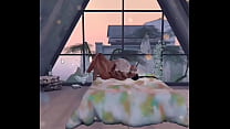 Second Life Sissy Trans fucked by BBC