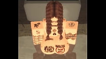 Brown hair slut rides my dick in my Roblox Condo good