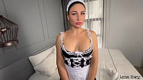 NAUGHTY MAID ordered to SUCK and FUCK for her JOB
