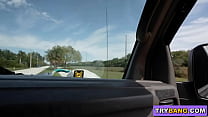BANGBROS - Nerdy Blonde Student Annie Archer Taking Big Black Cock From Brickzilla On The Bang Bus