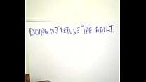 Doing not refuse the adult.