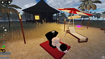 cumming on this girls ass in roblox condo