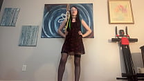 teen with pink stockings fucked by old man