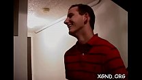 Lewd teen Britney gets off with big boner