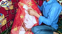 Episode (1)Desi bride Bhabhi was sitting all dressed up and patiently, instead of brother, brother-in-law celebrated the wedding night with Bhabhi, Hindi audio, clear voice