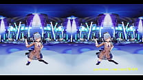 VR180 mmd Suisei Dance 3d hololive Hentai