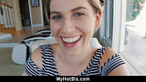 Caught Masturbating Stepsis Asks Bro to Assist Her with a Hard Cock - Myhotsis