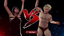 Allie VS Johnny Walker Black (Naked Fighter 3D)