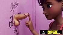 OOPSIE - Raunchy Futa Fuck-Fest With Massive Loads Of Cum During Gloryhole Fun! ANIMATED PORN!