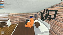 fucking my hot girlfriend with big tits in Roblox