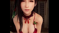 Tifa Riding at Christmas night