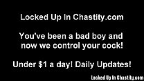 I will lock you up in chastity for good