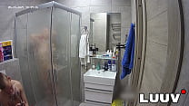 LUUV. Kareflore and Abbadon film their real amateur, homemade bathroom routine, showing maximum real life openness
