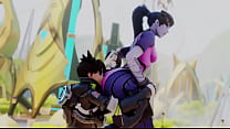 Tracer Eating Widowmaker's ass