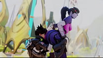 Tracer Eating Widowmaker&#039;s ass