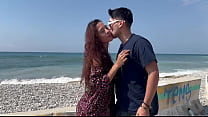 manca trailer me follo una chica hippie en la playa, le gustaba que la gente nos viera