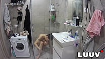 LUUV. Beautiful Alice, used to reality show cameras, enjoys demonstrating her intimate shaving routine in the shower