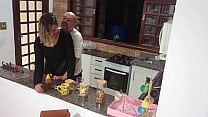 Anal sex with hotwife unfaithful wife in the bar pantry