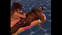 asian beach babe can't resist a man as handsome as john urschel