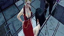 Tifa suffers ocelot's machine