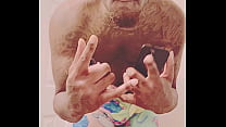 Fat cock black dude blows his load before meeting with sugar mama