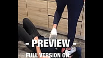 Trampling on the doormat in Reeboks very hard