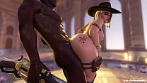 Ashe fucking whit a black cock