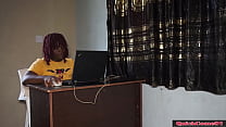 OFFICE SEX FINAL PRT WITH MY MY STEP SONS GIRLFRIEND After watching sex videos on my laptop in the office she WALK IN TOO THE OFFICE SHE suck me better and we #FUN had a nice time I squeeze her bre