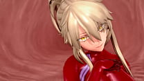 Red Suit Lady MMD Hot