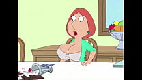 Lois Griffins' tits grow huge