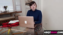 Blowjobs to Creaming Stepmommy’s Big Tits - Orgymom