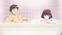 ''Moans Echo in the Steamy Outdoor Bath'' Unexpected Threesome(Hentai Sex) Eng Sub