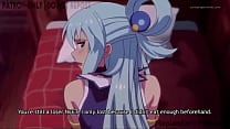 Aqua loses on bet and She got Fucked by Kazuma