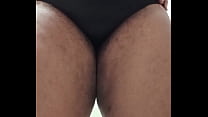 Ebony Thick thigh & Booty worship