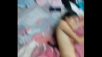 Old man step daddy licks & fingers teen stepdaughter tiny asshole , fucks her tight Virgin pussy with a condom & cum inside her pussy Hot older & small teen porn