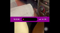 Seduziu o Uber durante a live e ainda convenceu a deixar o marido filmar