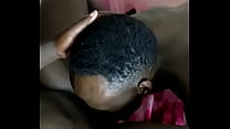 Eating yummy black pussy