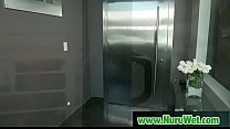Hot asian masseuse gives nuru massage 24