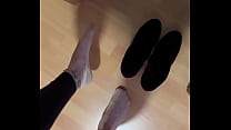 Hello! #socks #nylonfetısh #nylonfeet #teen  #feet #nylonpedsocks #highheels