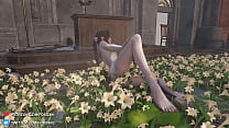 Aerith Naked 360 Test Render