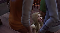 SIMS 4 Hot Teen Sucking Cocks at the local bar