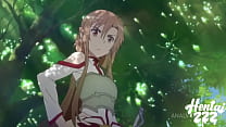 SAO - Asuna Yuuki Double Penetration Hentai