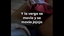 La verga se movia