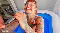 Piss and facefuck for Tattooed Goth Girl by BBC, Piss, Pee, Piss Drinking, Pee Shower, Pee in Throat, Sloppy BJ