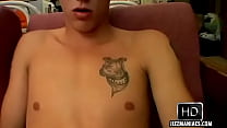 Tattooed hottie twinks masturbate with fleshlites