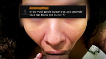 VOCÊ MANDA E EU FAÇO #1 - MAMADA BARULHENTA SEM AS MÃOS