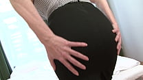 Not wanting to waste an inch, she lets him fuck every on of her holes including her tight ass!
