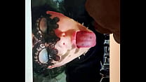 Huge cumshot on my photo from my fan