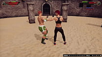 Aine O'Rackie VS Darinka Kucera (Naked Fighter 3D)