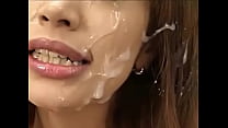 Asian Amateur Slut Gets Ger Face Filled with Cum